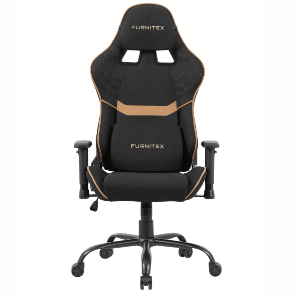 Fotel Obrotowy Gamingowy Ergonomiczny Do Biurka Pokoju Biura Czarny ZOR