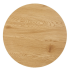 Zestaw Stolików Kawowych 70 cm i 50 cm 2x Stolik Kawowy Loft Okrągły Do Salonu Dąb Naturalny Czarny  ARVEL