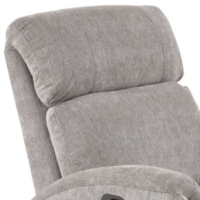 Tradycyjny Fotel Wypoczynkowy Rozkładany do Salonu Szary Popielaty BLASTER Halmar