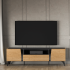 Nowoczesna Rustykalna Szafka RTV do Salonu Loft Vintage Dąb Baltic Dune TOSCANIA 06