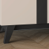Nowoczesna Szafa Dwudrzwiowa Garderoba do Salonu Sypialni Loft Modern Kaszmir Czarny FRESHION 01