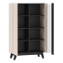 Nowoczesna Witryna do Salonu Jadalni Loft Modern Kaszmir Czarny FRESHION 02