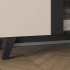 Nowoczesna Witryna do Salonu Jadalni Loft Modern Kaszmir Czarny FRESHION 02