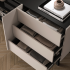 Nowoczesna Komoda do Salonu Sypialni Loft Modern Kaszmir Czarny FRESHION 03