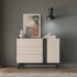 Nowoczesna Komoda do Salonu Sypialni Loft Modern Kaszmir Czarny FRESHION 04