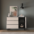 Nowoczesna Komoda do Salonu Sypialni Loft Modern Kaszmir Czarny FRESHION 04