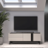 Nowoczesna Szafka RTV do Salonu Sypialni Loft Modern Kaszmir Czarny FRESHION 05