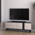 Nowoczesna Szafka RTV do Salonu Sypialni Loft Modern Kaszmir Czarny FRESHION 05