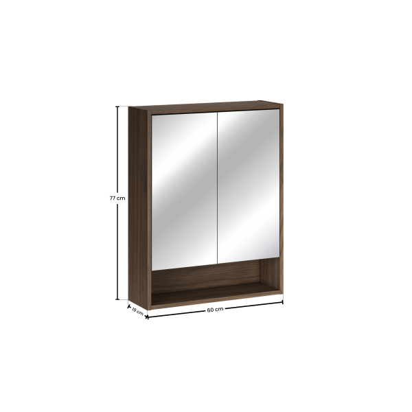 Szafka Z Lustrem 60Cm 2 Drzwi