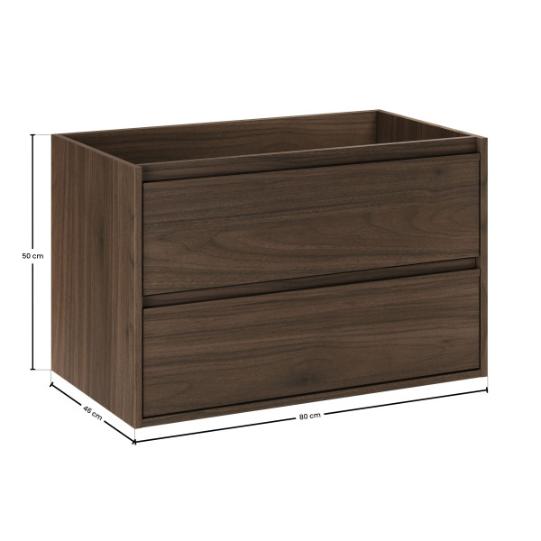 Szafka Pod Umywalkę 80Cm 2 Szuflady