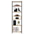 Nowoczesny Wysoki Regał Biblioteczka do Sypialni Salonu Gabinetu Loft Modern Dąb Artisan Czarny TRIS 02