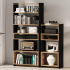Nowoczesny Regał Biblioteczka do Sypialni Salonu Gabinetu Loft Modern Dąb Artisan Czarny TRIS 04