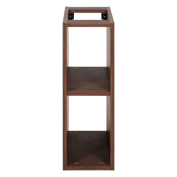 Nowoczesny Wiszący Regał Łazienkowy 20 cm do Łazienki Dąb Orzech SIMPLE