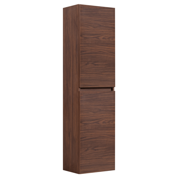 Słupek Łazienkowy 136 cm Nowoczesny Wiszący Dąb Orzech do Łazienki SIMPLE