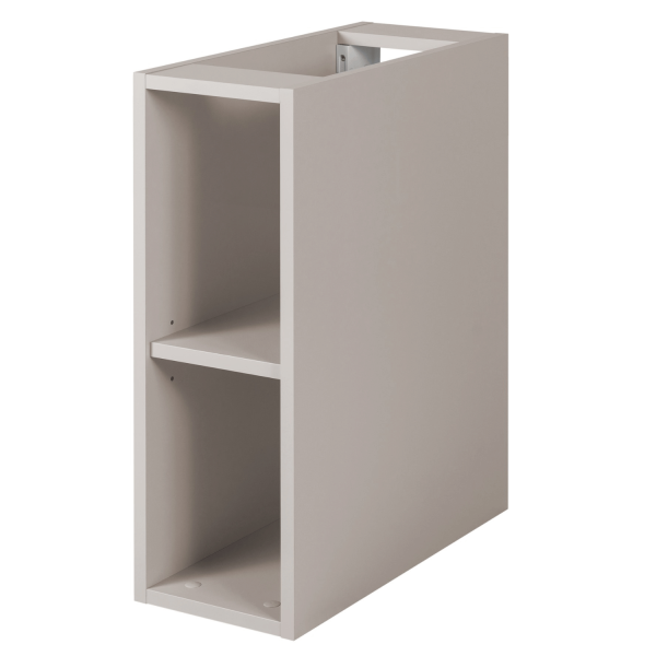 Nowoczesny Beżowy Wiszący Regał Łazienkowy 20 cm do Łazienki Kaszmirowy SIMPLE