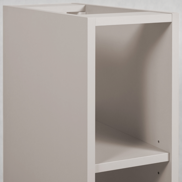 Nowoczesny Beżowy Wiszący Regał Łazienkowy 20 cm do Łazienki Kaszmirowy SIMPLE