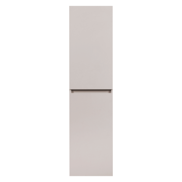 Beżowy Słupek Łazienkowy 136 cm Nowoczesny Wiszący Kaszmirowy do Łazienki SIMPLE
