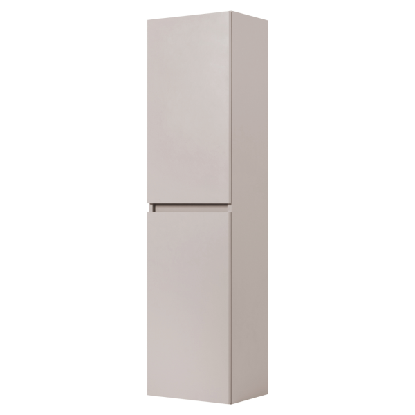 Beżowy Słupek Łazienkowy 136 cm Nowoczesny Wiszący Kaszmirowy do Łazienki SIMPLE