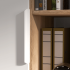 Nowoczesna Szafa Ryflowana do Salonu Sypialni Loft Modern Biały Grafit Szary Dąb Castello TORINO 04