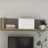 Nowoczesna Półka Wisząca do Sypialni Pokoju Młodzieżowego Loft Biały Antracyt Dąb Artisan FINI 10