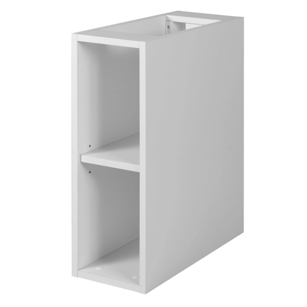 Nowoczesny regał 20 cm Łazienkowy pod Umywalkę do Łazienki Wiszący Elegancki Biały STYLE