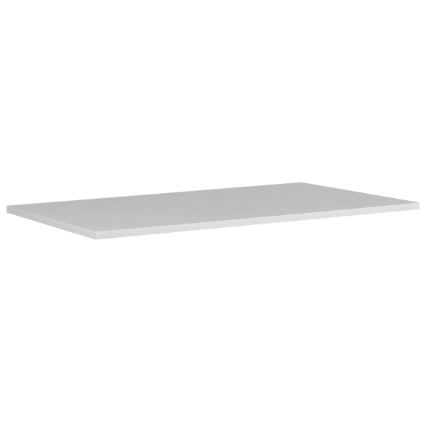 Nowoczesny Zestaw 100 cm Ryflowana Szafka Łazienkowa Wisząca pod Umywalkę z Blatem i Regałem do Łazienki Elegancka Biała STYLE