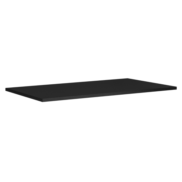Szafka Wisząca Ryflowana Łazienkowa Elegancka Nowoczesna Zestaw pod Umywalkę do Łazienki 120 cm z Blatem Czarny STYLE