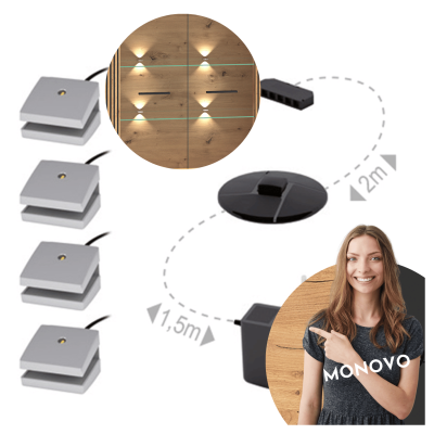 Oświetlenie LED do Witryny BLANCO 0201 Światła 4LED03NB1Z