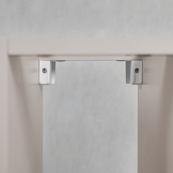 Nowoczesny Regał 20 cm Łazienkowy Kaszmirowy pod Umywalkę do Łazienki Wiszący Elegancki Beżowy STYLE