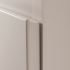Szafka Wisząca Łazienkowa Nowoczesna Elegancka Zestaw pod Umywalkę 160 cm z Blatem i Regałami Beżowy Kaszmirowy Orzech MODERN