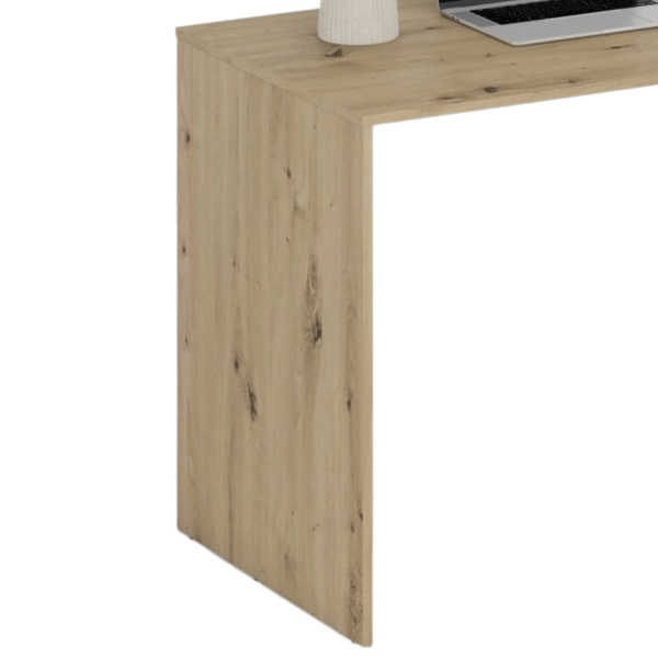 Nowoczesne Biurko z Regałem do Gabinetu Biura Loft Skandynawski Dąb Artisan HOBAS Halmar