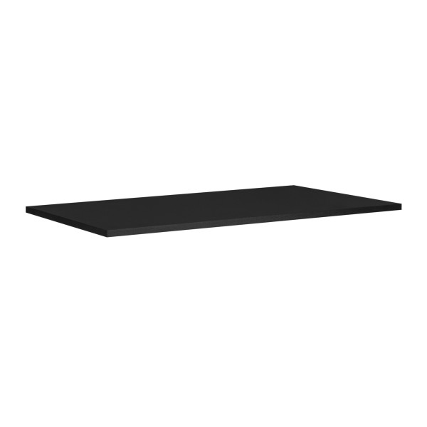 Szafka z Blatem 160 cm do Łazienki pod Umywalkę Czarna Wisząca Stylowa Vintage Retro GUSTO