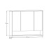 Szafka Z Lustrem 120Cm 3 Drzwi