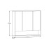 Szafka Z Lustrem 100Cm 3 Drzwi