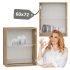 Nowoczesna Szafka Kuchenna Górna Bez Frontu z Ociekaczem 60 cm Korpus Meblowy Dąb Craft VENTO GC-60/72