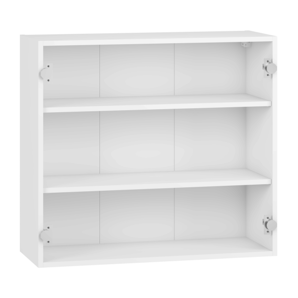 Szafka Górna 80 cm Wisząca Bez Frontu Do Kuchni Korpus Meblowy Kuchenny Biały VENTO G-80/72