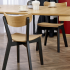 Nowoczesny Stół Rozkładany 100-200 do Salonu Loft Dąb Naturalny Nogi Czarny SORBUS Halmar