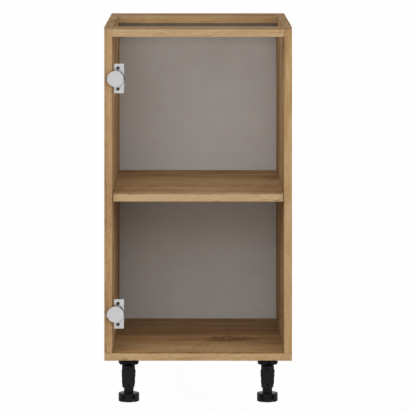 Dolna Szafka Kuchenna Stojąca Bez Frontu 40 cm Nowoczesny Korpus Meblowy Kuchenny Dąb Craft VENTO D-40/82
