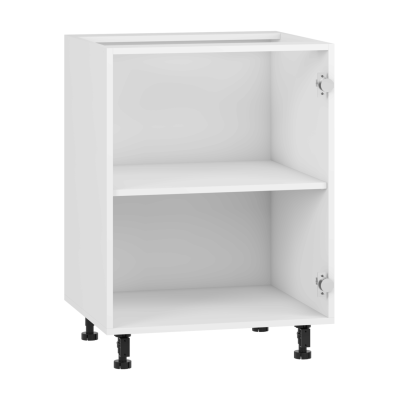 Biała Dolna Szafka Kuchenna Stojąca Bez Frontu 60 cm Korpus Meblowy Kuchenny VENTO D-60/82