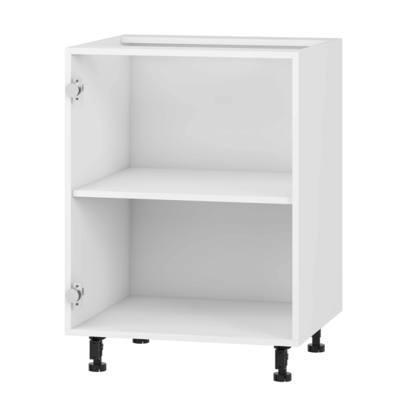 Biała Dolna Szafka Kuchenna Stojąca Bez Frontu 60 cm Korpus Meblowy Kuchenny VENTO D-60/82