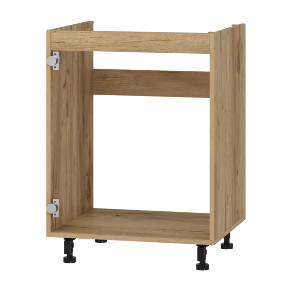 Szafka Zlewozmywakowa 60 cm Stojąca Korpus Szafki Pod Zlewozmywak Do Kuchni Bez Frontu Dąb Craft VENTO DK-60/82