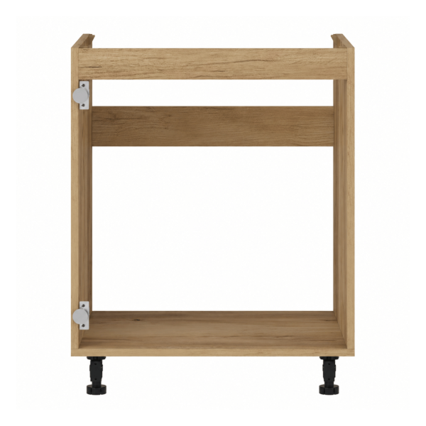 Szafka Zlewozmywakowa 60 cm Stojąca Korpus Szafki Pod Zlewozmywak Do Kuchni Bez Frontu Dąb Craft VENTO DK-60/82