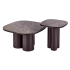 Nowoczesny Stolik Kawowy Ława do Salonu Mid Century Modern Brązowy Marmur Brązowy CORDINA Halmar