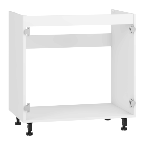 Biała Szafka Pod Zlewozmywak 80 cm Stojąca Szafka Kuchenna Bez Frontu Korpus Do Kuchni VENTO DK-80/82