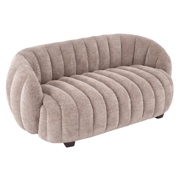 Nowoczesna Sofa Fotel Wypoczynkowy do Salonu Pokoju Loft Skandynawski Ciemny Beżowy FRASER XL Halmar