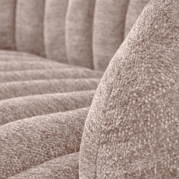 Nowoczesna Sofa Fotel Wypoczynkowy do Salonu Pokoju Loft Skandynawski Ciemny Beżowy FRASER XL Halmar