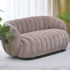 Nowoczesna Sofa Fotel Wypoczynkowy do Salonu Pokoju Loft Skandynawski Ciemny Beżowy FRASER XL Halmar