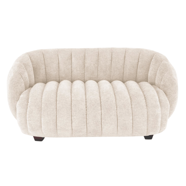 Nowoczesna Sofa Fotel Wypoczynkowy do Salonu Pokoju Loft Skandynawski Kremowy Jasny Beżowy FRASER XL Halmar