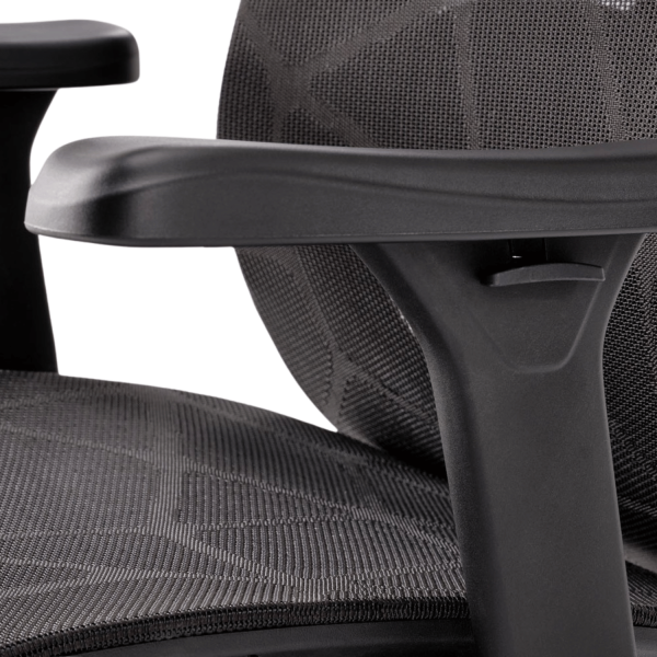 Ergonomiczny Fotel Gabinetowy Funkcja MULTIBLOCK do Biura Komputera Modern Czarny Siatka XERON Halmar