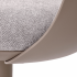 Nowoczesne Krzesło Barowe Hoker Tapicerowane do Kuchni Baru Loft Metal Cappuccino Popielaty H127 Halmar